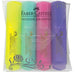 Faber-Castell Pastel Highlighter 154610 Multicolour Extra Broad Chisel 1-5 mm Pack of 4