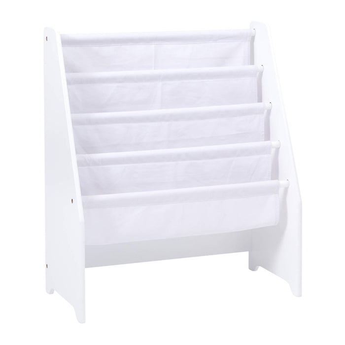 LIBERTY HOUSE TOYS Storage Unit TF4912 Medium-density fibreboard and Canvas 2+ 610 (W) x 300 (D) x 710 (H) mm White