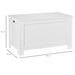 HOMCOM Storage Chest White 400 x 460 mm