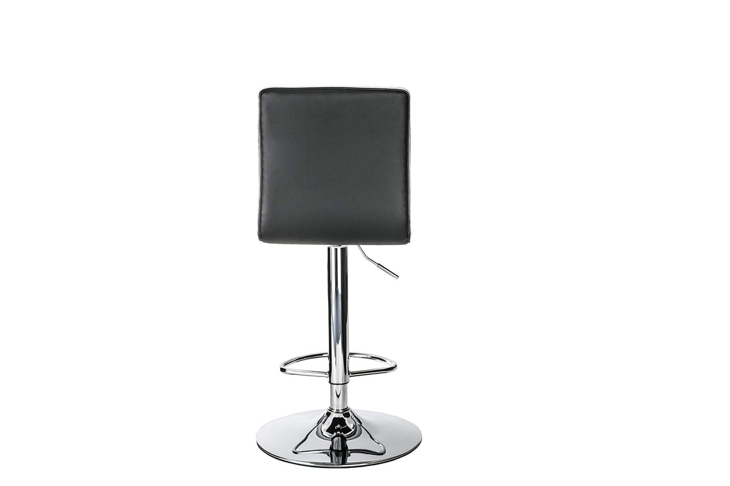 Alphason High Back Bar Stool with Adjustable Seat Colby Black