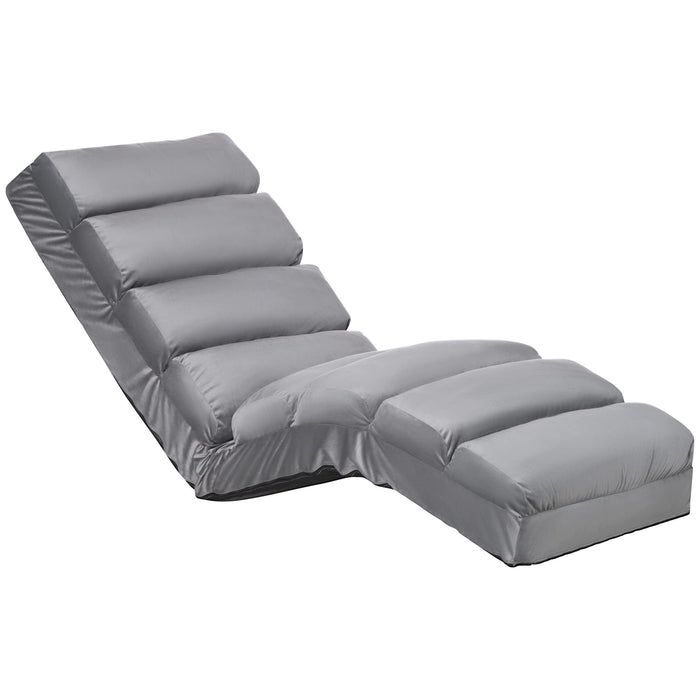 HOMCOM Lazy Sofa Grey 560 x 200 mm