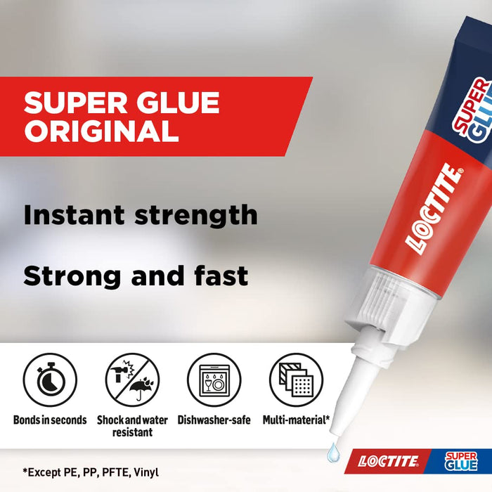 Loctite Super Glue Original Liquid 3g - 2633195