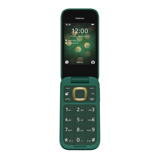 Nokia 2660 2.8 Inch 4G Unisoc T107 48 MB RAM 128MB Storage Mobile Phone Lush Green