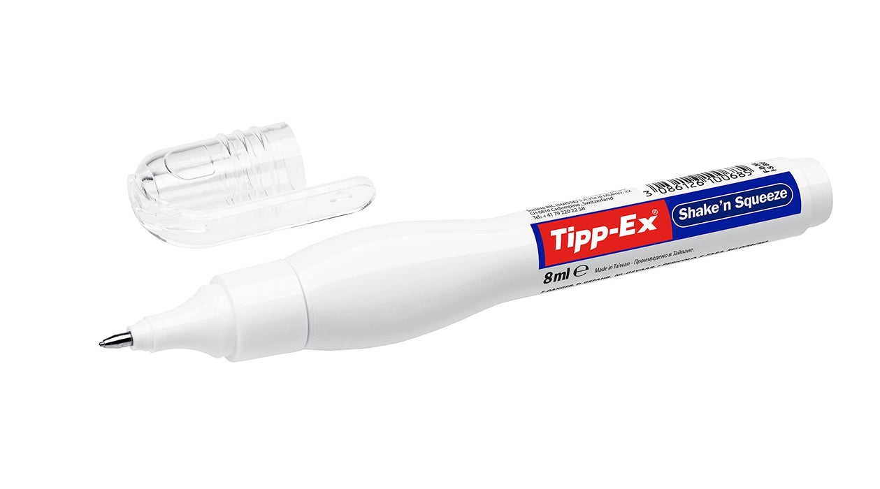 Tipp-Ex Correction Pen Shake 'n Squeeze White 8 ml