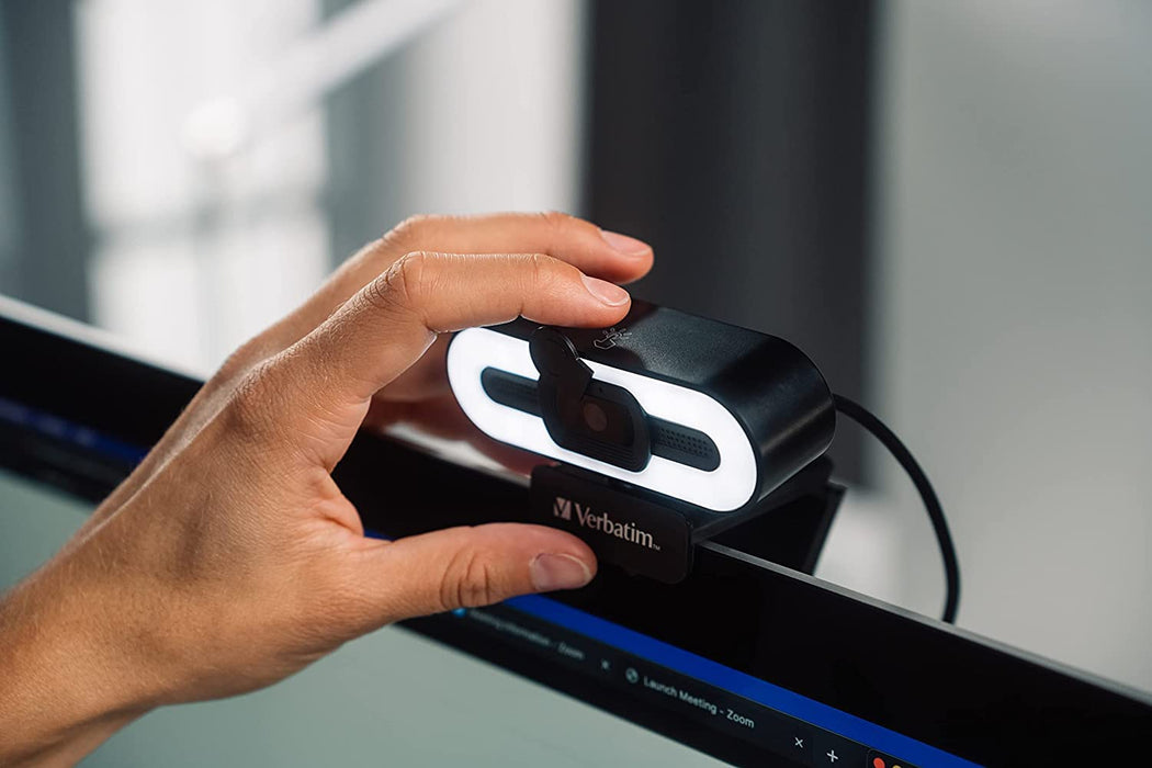 Verbatim Awc-02 Fhd Webcam Mic/Light