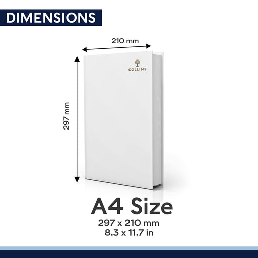 Collins Acdm Diary Dpp A4 Blk 23-24