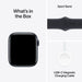 Apple Watch SE (GPS) - 2nd generation - 44 mm - midnight aluminium - smart watch with sport band - fluoroelastomer - midnight - band size: M/L - 32 GB - Wi-Fi 4, Bluetooth - 32.9 g