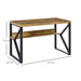 HOMCOM Writing Desk Brown 600 x 760 mm