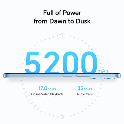 Honor X6a 6.56 Inch 4G MediaTek Helio G36 Dual SIM 4GB RAM 128GB Storage Midnight Black Mobile Phone