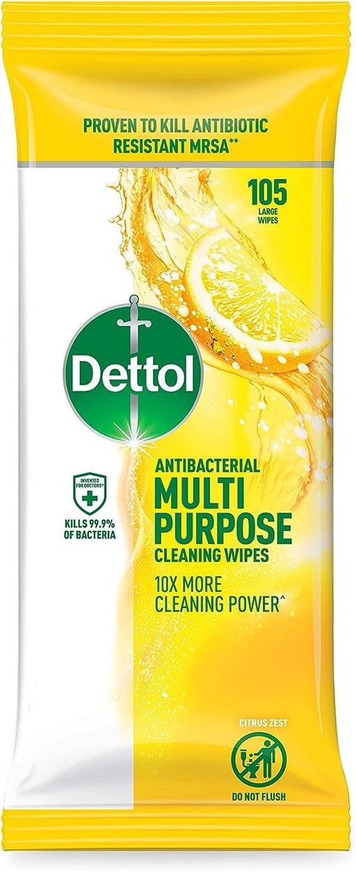 Dettol Multipurpose Wipes Citrus Dettol 105S
