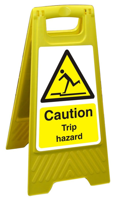 Floor Sign Trip Hazard Polypropylene 60 x 30 cm