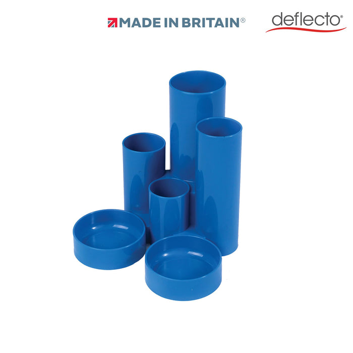 Deflecto Desk Organiser Plastic Blue