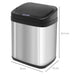 HOMCOM Trash Can Stainless Steel Chrome 25 x 42.5 cm