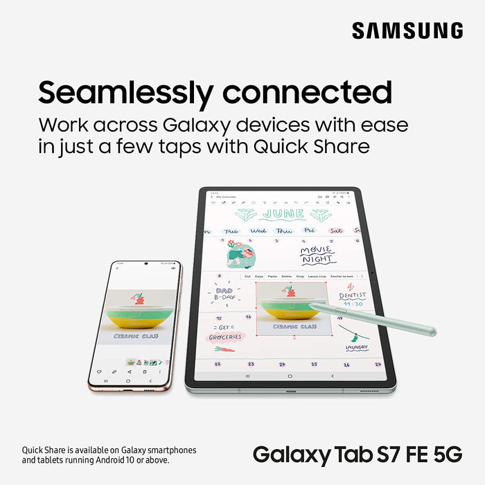 Samsung Tablet S7 FE Mystic Black 64 GB SM-T736BZKAEUA