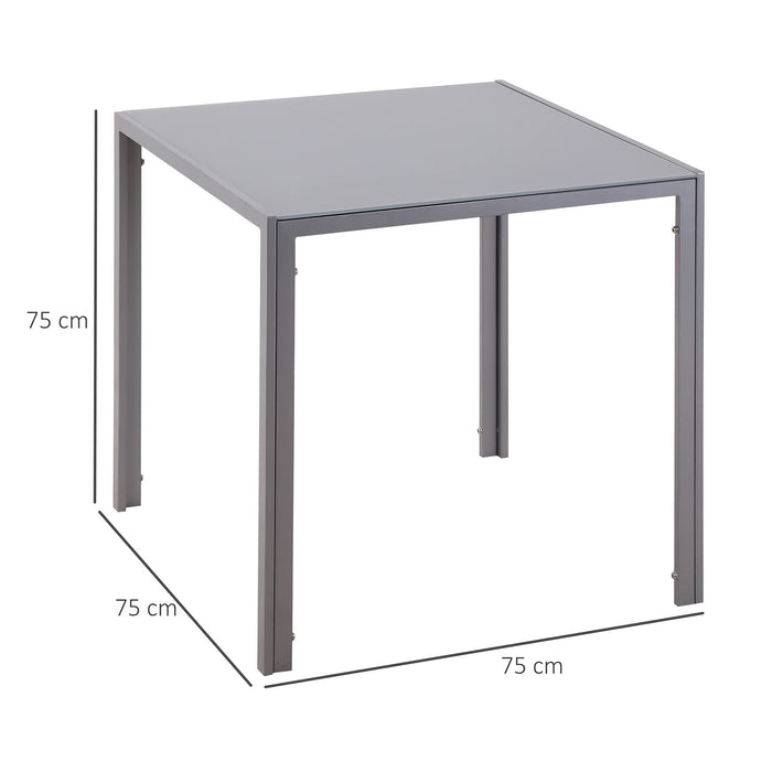 HOMCOM Dining Table 835-480 Grey