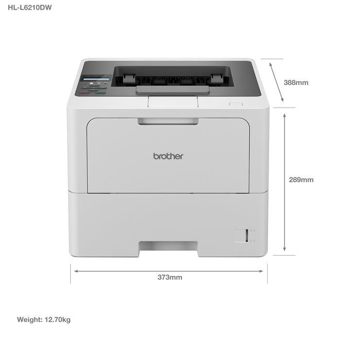 Brother HL-L6210DW Professional Wireless A4 Mono Laser Printer