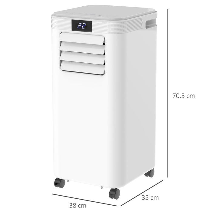 HOMCOM Portable Air Conditioner 823-013V70 White 38 x 35 x 70.5 cm