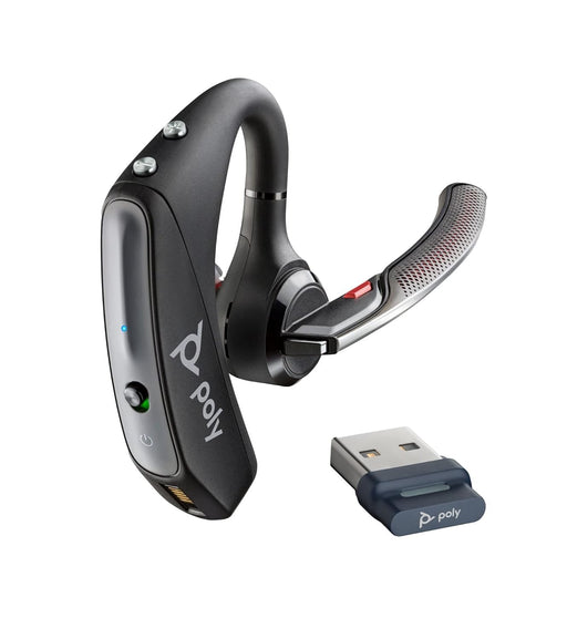 POLY Voyager 5200 UC USB-A Bluetooth Headset with BT700 Adapter