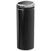 HOMCOM Trash Can Stainless Steel Black 30.5 x 81.5 cm