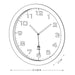 Alba Analog Wall Clock HORISSIMO N 38 x 5.5cm Black