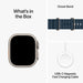 Apple Watch Ultra 2 - 49 mm - titanium - smart watch with Ocean band - fluoroelastomer - blue - wrist size: 130-200 mm - 64 GB - Wi-Fi, LTE, UWB, Bluetooth - 4G - 61.4 g