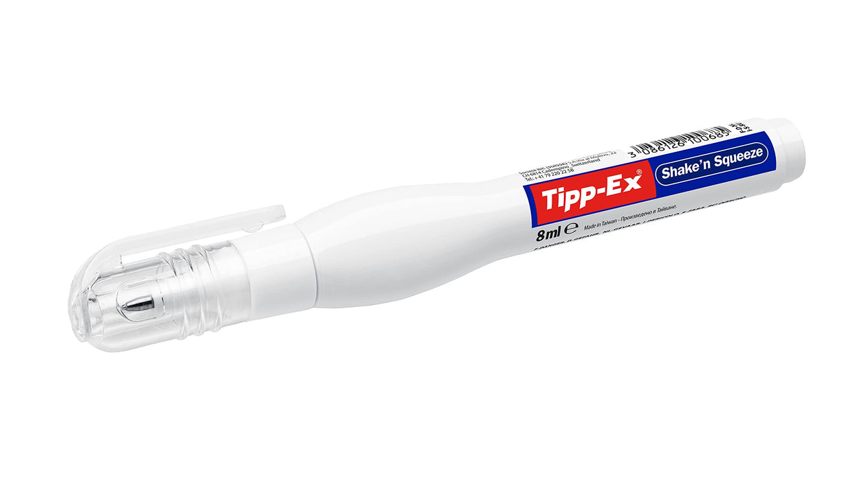 Tipp-Ex Correction Pen Shake 'n Squeeze White 8 ml