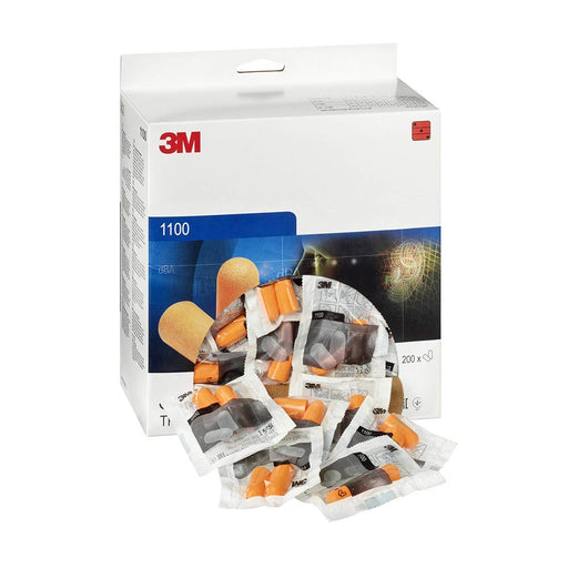 3M Disb Earplugs Uncorded Org Pk200