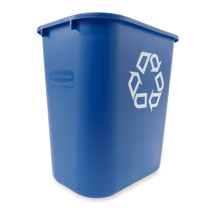 Rubbermaid Recycling Bin Blue 27 Litre Polyethylene 380 x 368 x 265 mm