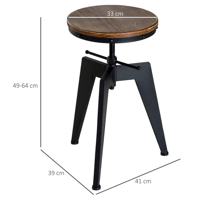 HOMCOM Barstools 835-071 Brown