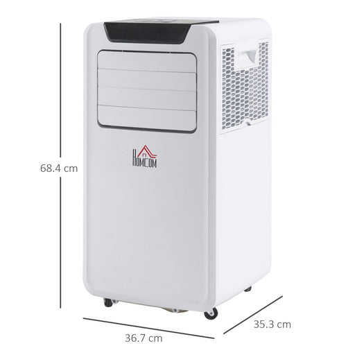 HOMCOM Portable Air Conditioner 823-029V70WT White 36.7 x 35.3 x 68.4 cm