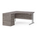 Dams International Desk with Pedestal EBS14LGO 1,400 x 1,626 x 725 mm