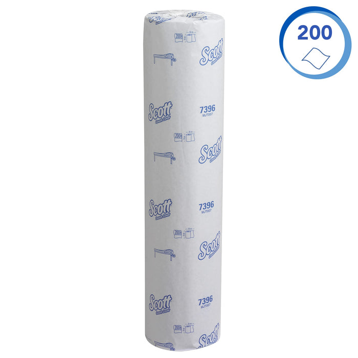 Scott Couch Covers 7396 1 Ply Blue 12 rolls of 200 Sheets
