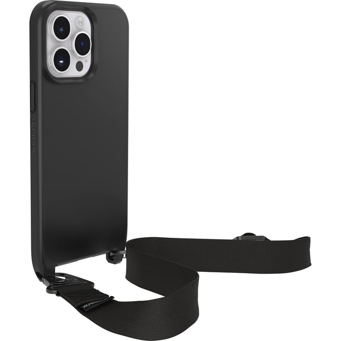 OtterBox React Series - Back cover for mobile phone - necklace - MagSafe compatibility - plastic - black - for Apple iPhone 14 Pro Max