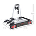 HOMCOM Bike Rear Rack 3 Bikes