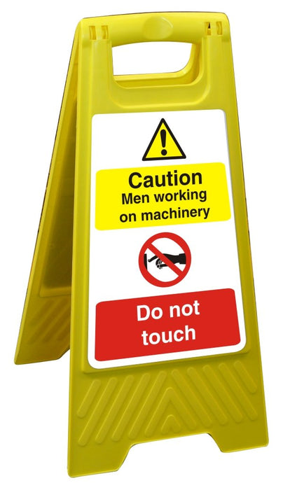 Floor Sign Men Working Polypropylene 60 x 30 cm