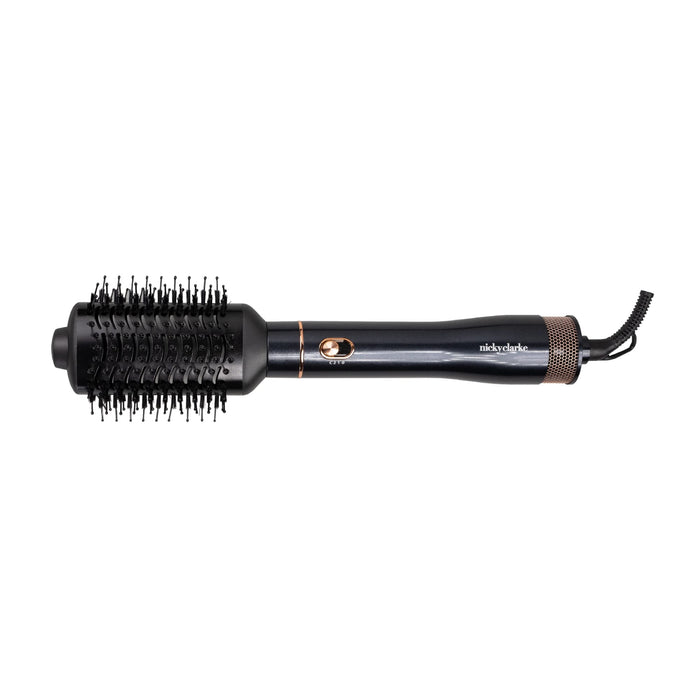 Nicky Clarke Contour Paddle Brush Hot Air Styler Black and Rose Gold