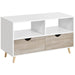 HOMCOM TV Stand White 390 x 580 mm