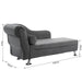 HOMCOM Chaise Longue 750 x 560 x 1600 mm Grey