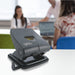 Rapesco Germ-Savvy Antibacterial 827-P 2-Hole Punch, 30 sheets, Black