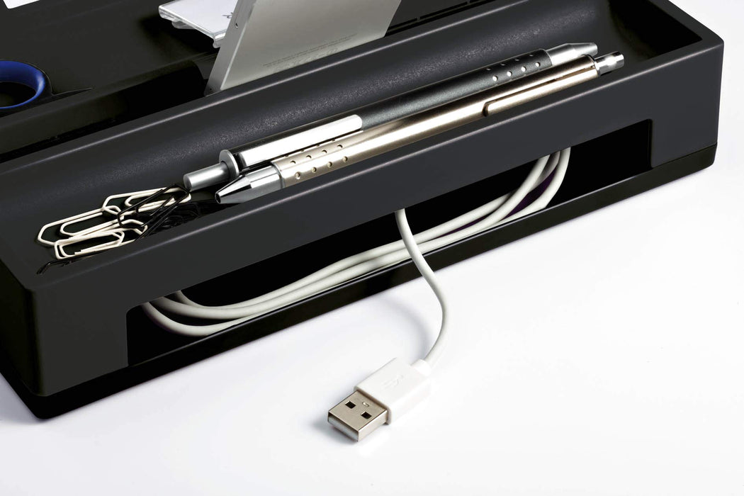 DURABLE Desk Organiser Varicolor ABS Charcoal 19 x 24 x 5 cm