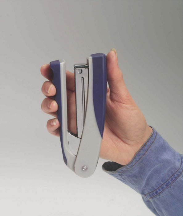 Rexel Centor Stapler 2100596 Half Strip Silver, Blue 25 Sheets No.56, No.16 Metal, Plastic