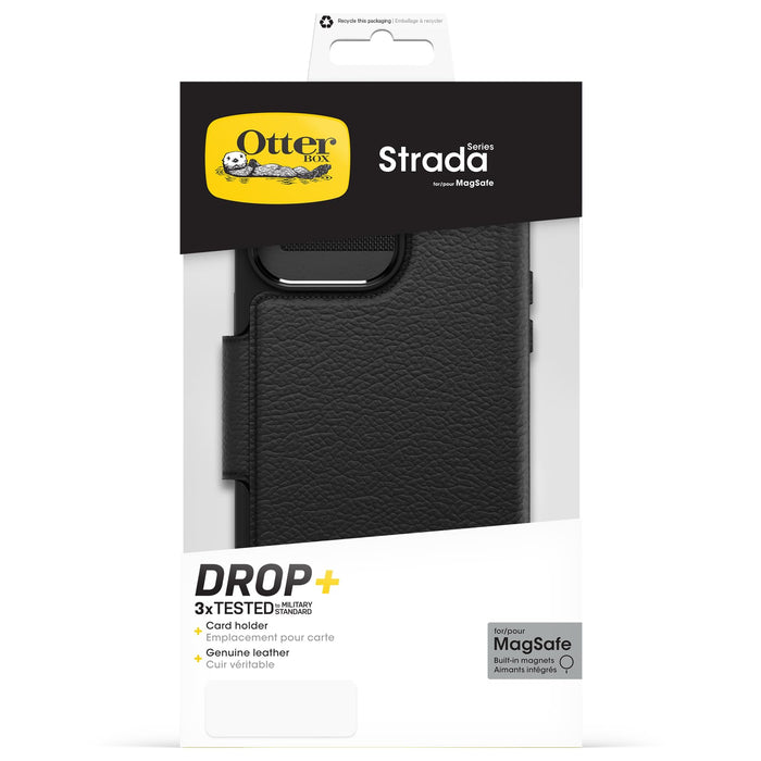 OtterBox Strada MagSafe Apple iPhone 15 Pro Max Shadow - black