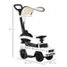 HOMCOM Benz G350 Ride-On Push Along Car White