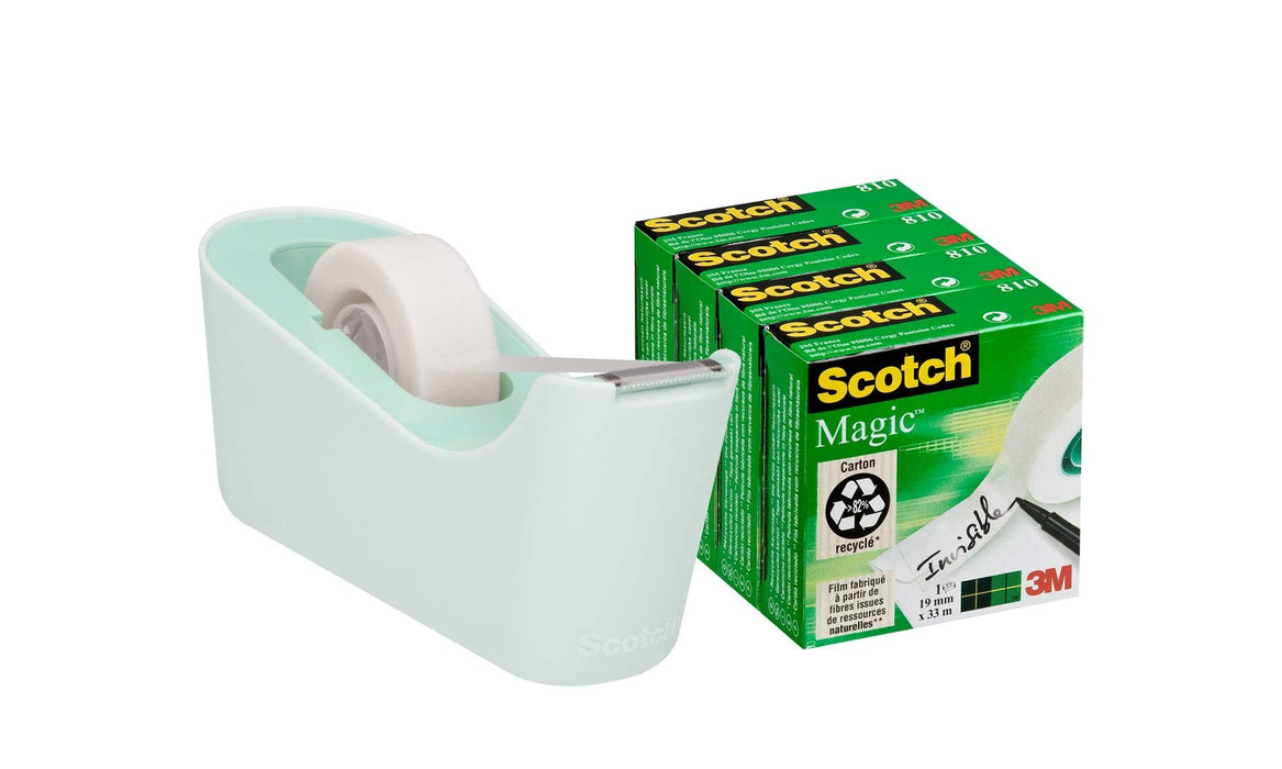 Scotch Magic Tape Dispenser Set C18-6L Lavender 19 mm x 33 m