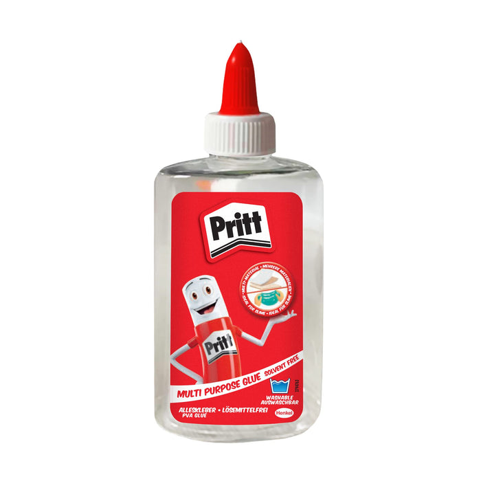 Pritt Glue Non Permanent Liquid Transparent Clear 2768057