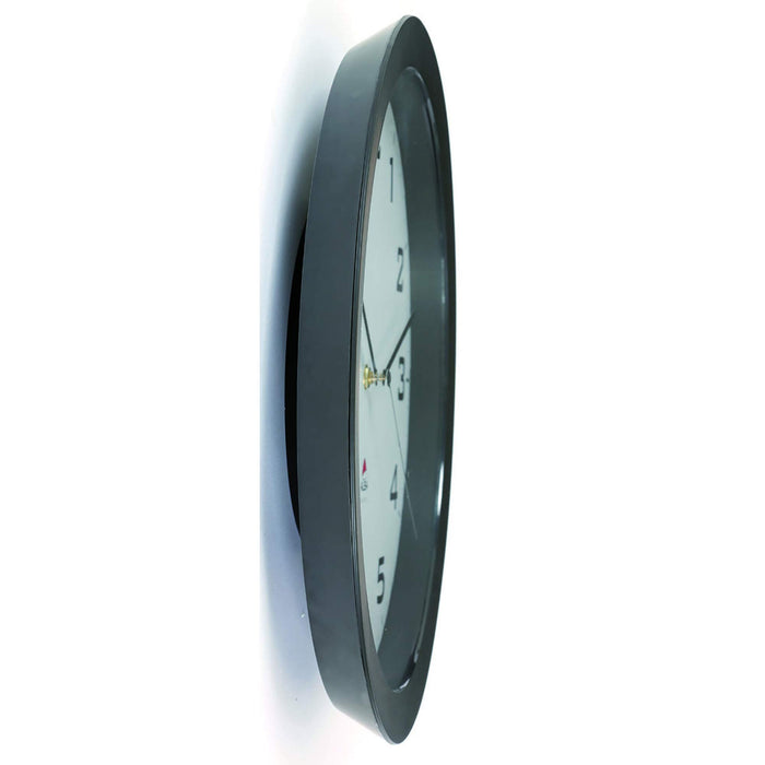 Alba Analog Wall Clock HORISSIMO N 38 x 5.5cm Black