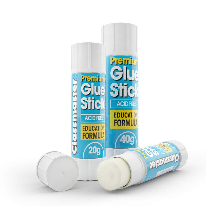 CLASSMASTER Glue Stick 40 g White G40108G Pack of 108