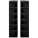 HOMCOM Bookcase Black 225 x 885 mm