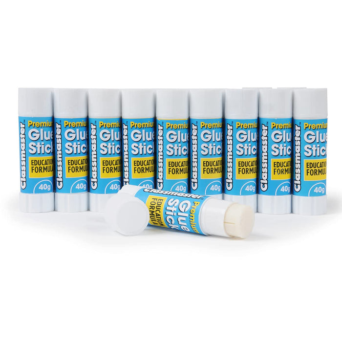 CLASSMASTER Glue Stick 40 g White G40200 Pack of 200