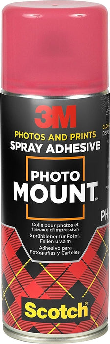 3M Photo Mount Adhesive Spray CFC Free 400ml 7000116734